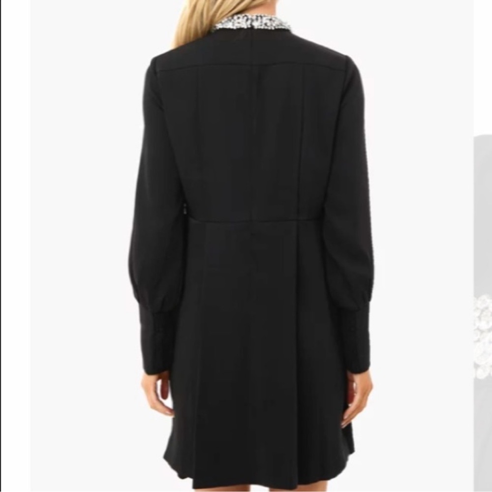 Tuckernuck Womens Embelished Hoyt Dress Black Beaded Cocktail Dress - Picture 4 of 11